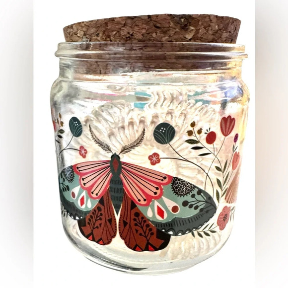 Floral moth decorative jar with spiral hair ties, Studio Oh!, gift, butterfly - Picture 5 of 8